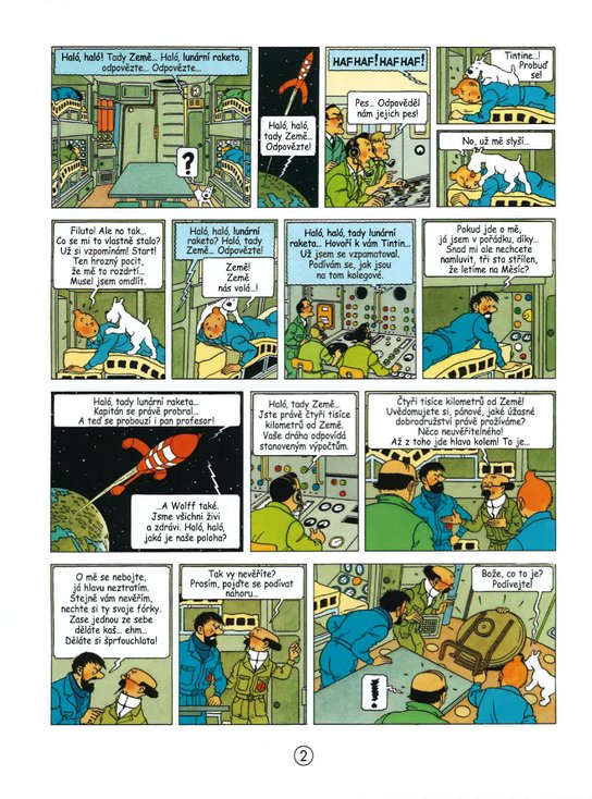 Tintin (17) - První kroky na Měsíci