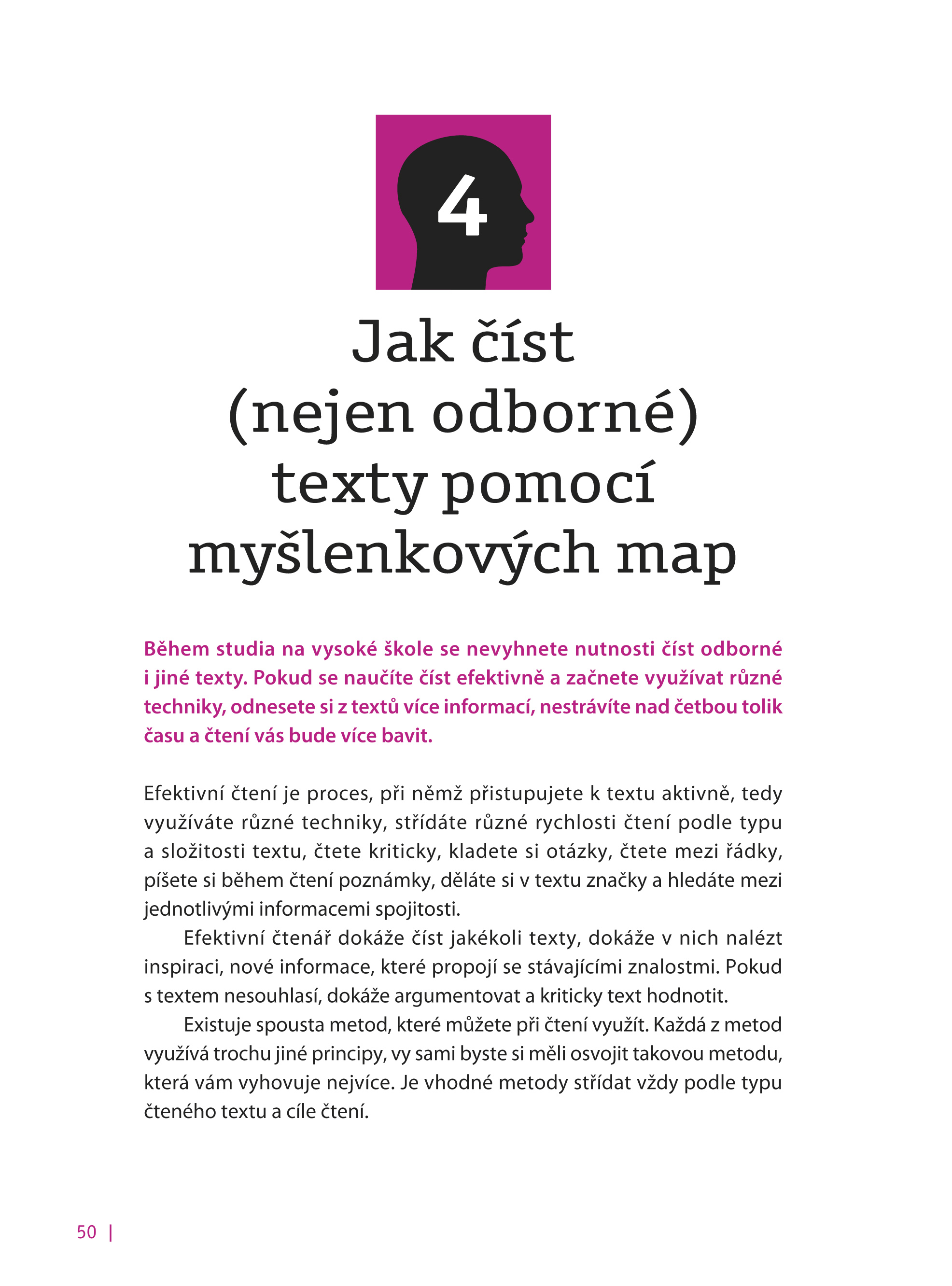 Myšlenkové mapy pro studenty