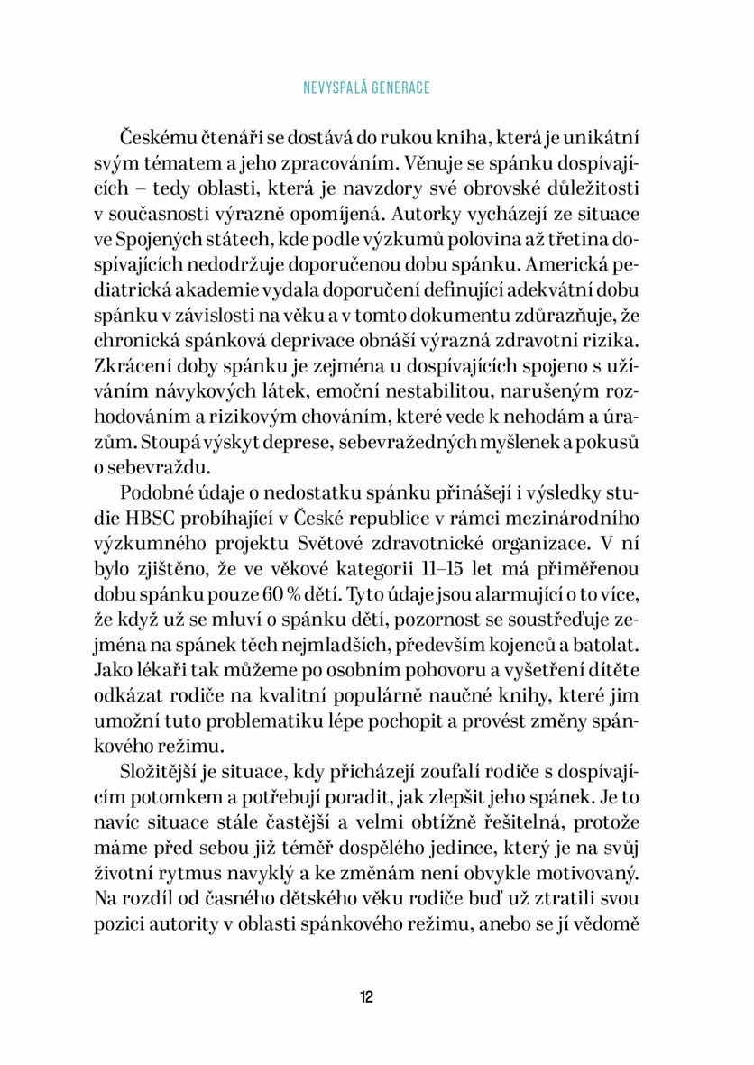 Nevyspalá generace 