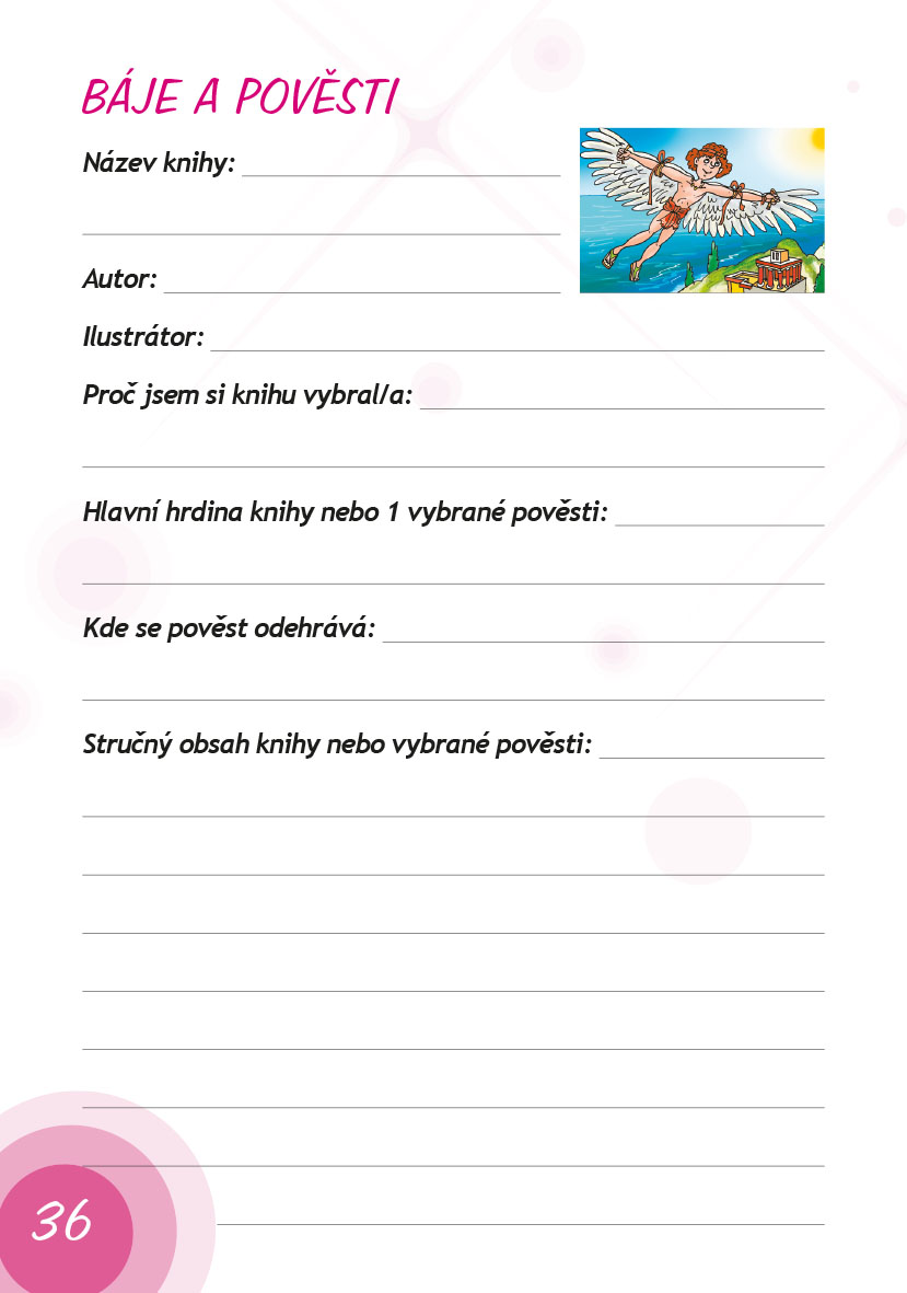 Čtenářský deník – 1. stupeň ZŠ