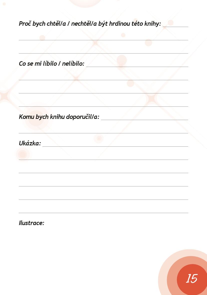 Čtenářský deník – 1. stupeň ZŠ