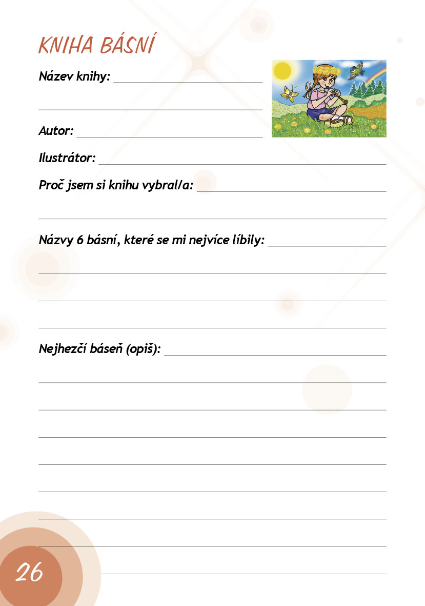 Čtenářský deník – 1. stupeň ZŠ