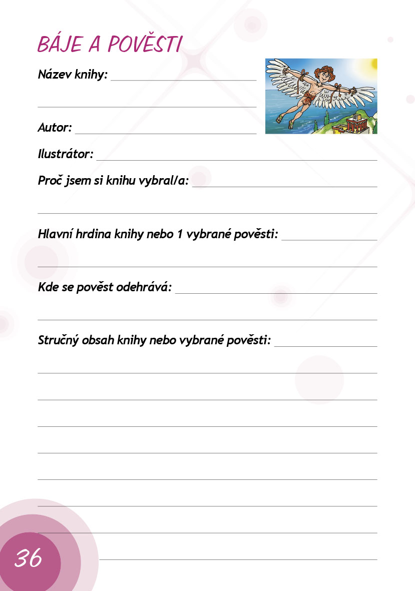 Čtenářský deník – 1. stupeň ZŠ