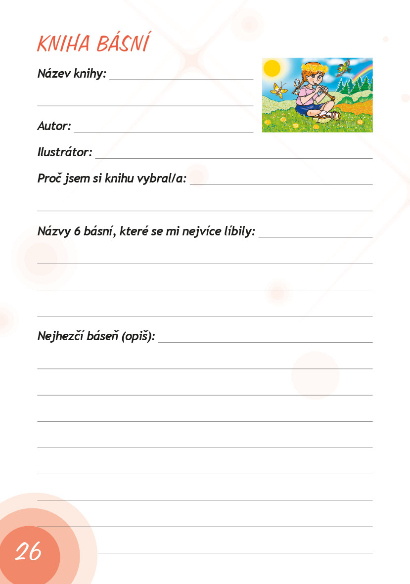 Čtenářský deník – 1. stupeň ZŠ