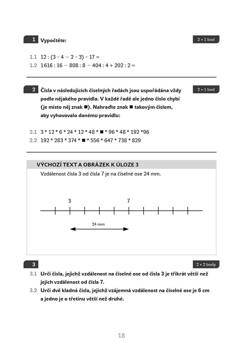 Příprava na státní přijímací zkoušky na osmiletá gymnázia – Matematika 2