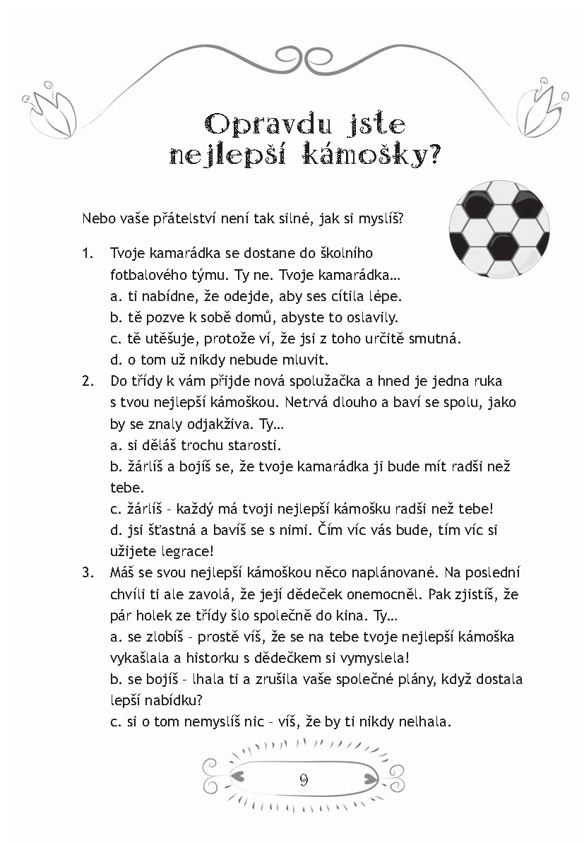 Kniha testů pro nejlepší kámošky