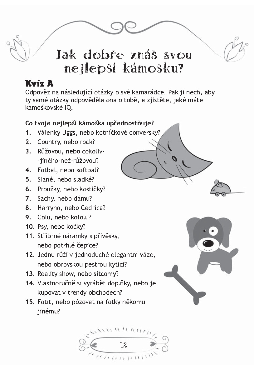 Kniha testů pro nejlepší kámošky