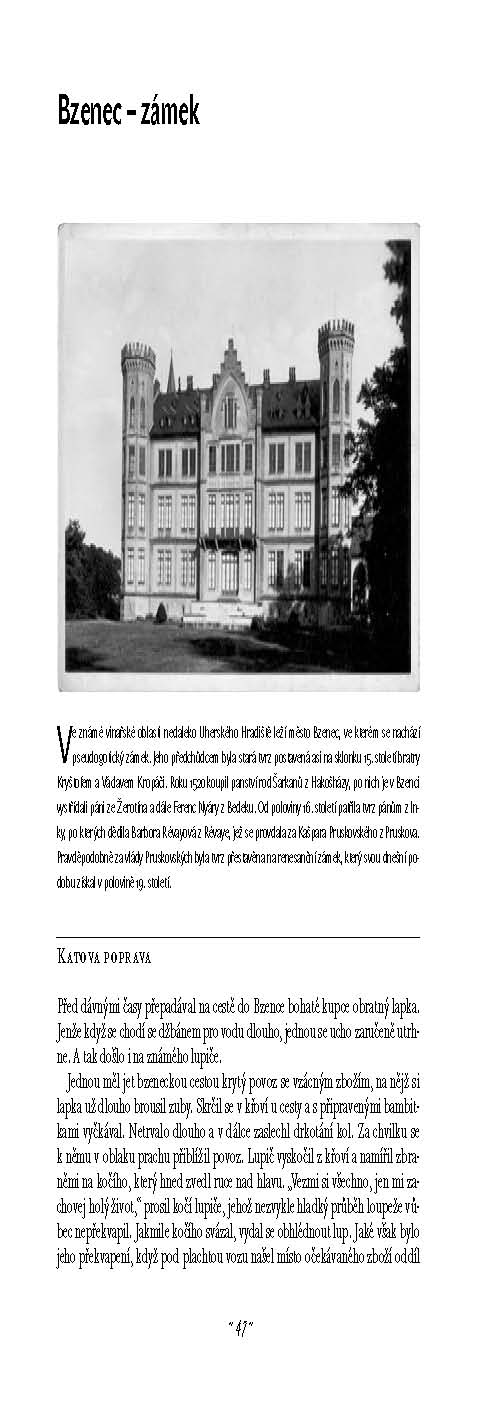 Pověsti moravských hradů a zámků