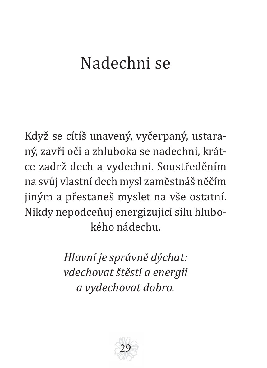 Každý den je nový začátek
