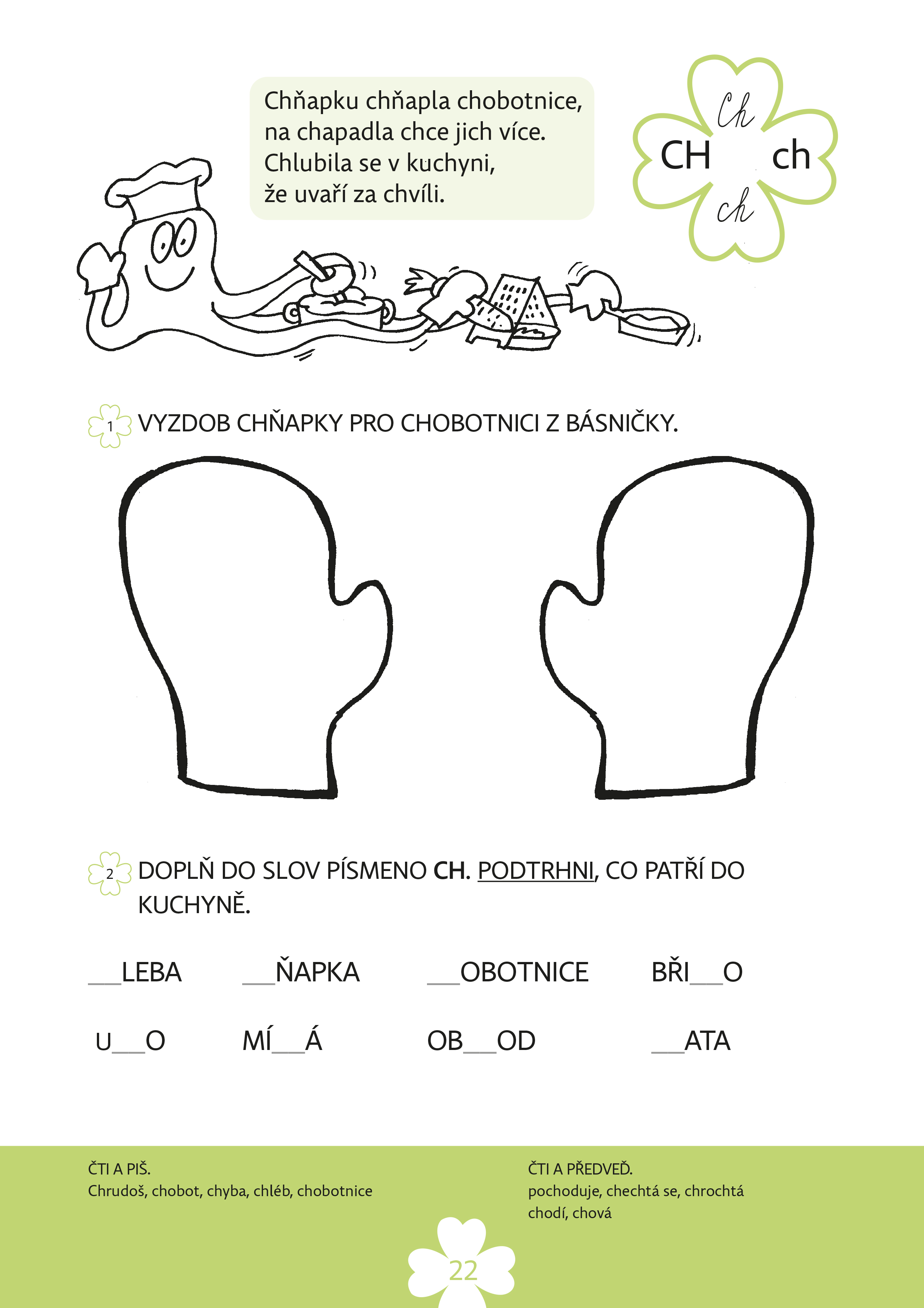 Pracovní sešit – Slabikář se Čtyřlístkem