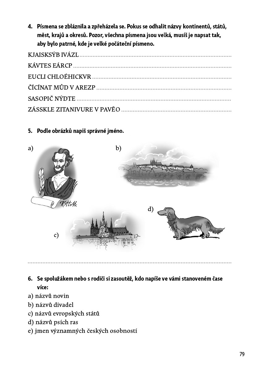 Procvičuj - Velká a malá písmena
