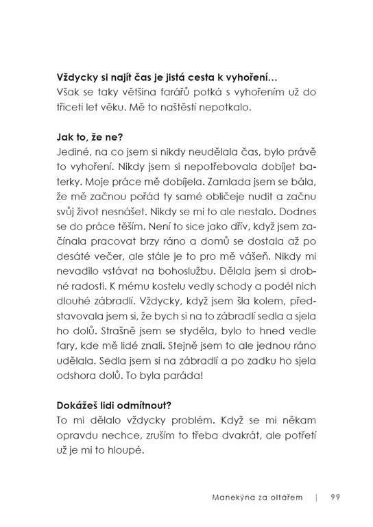 Manekýna za oltářem 
