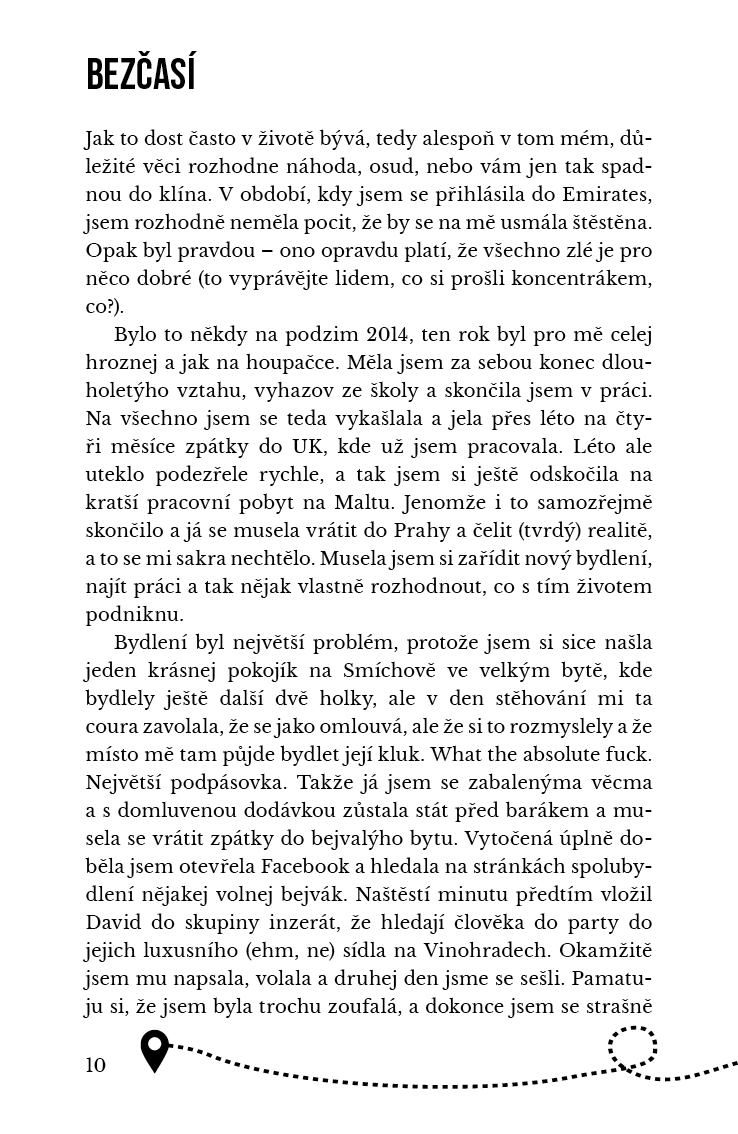 Letuška z economy aneb co na Instagramu neuvidíte