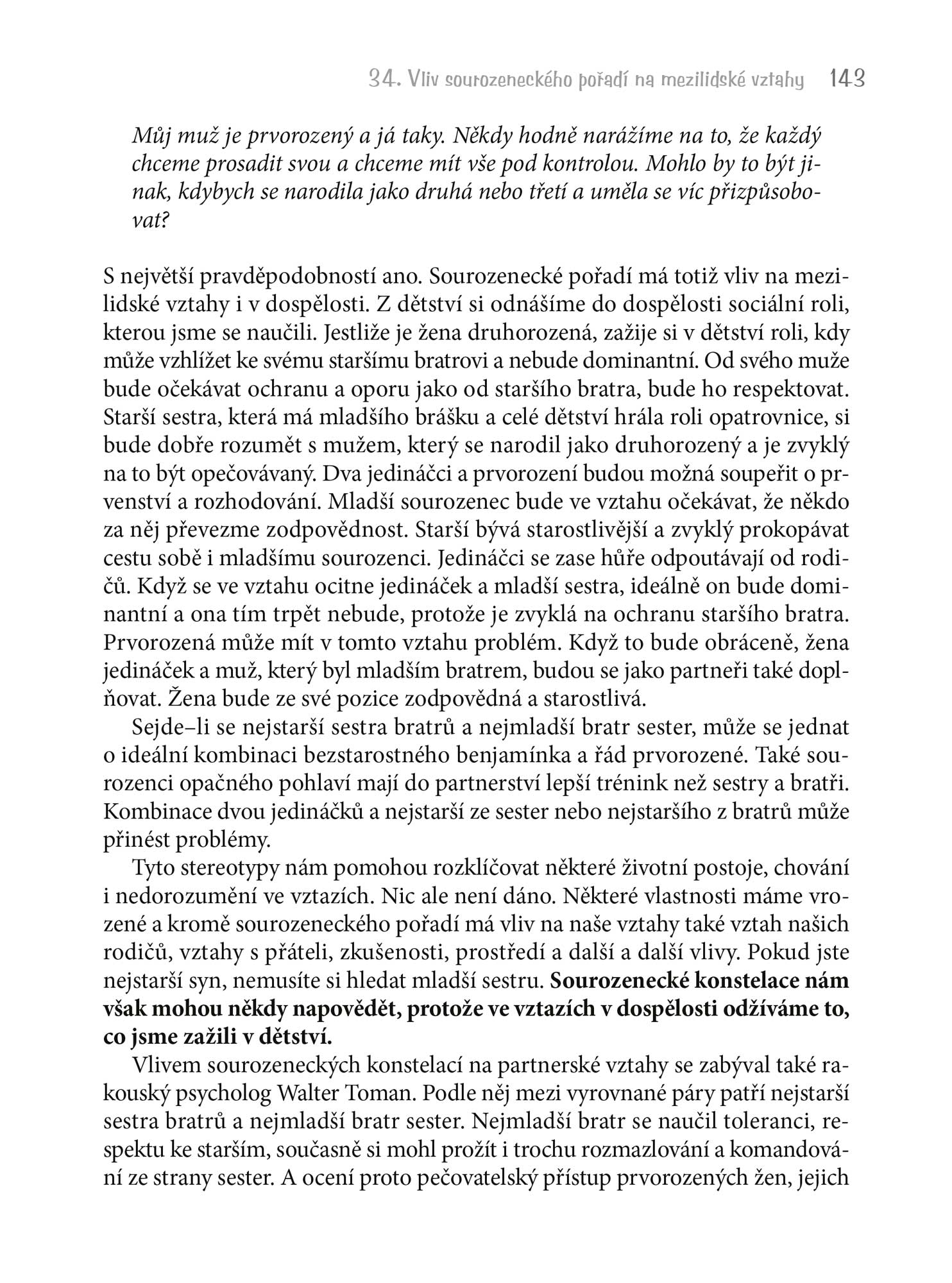 Sourozenci - o spravedlivé výchově