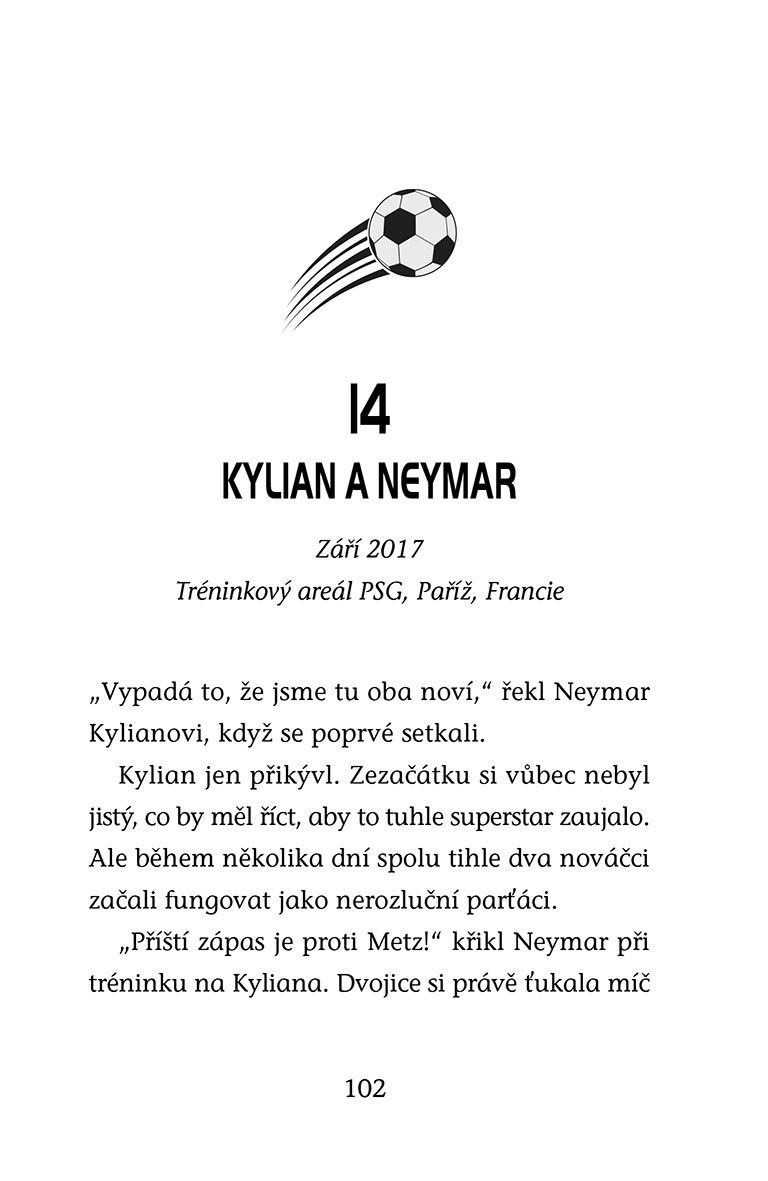 Hvězdy fotbalového hřiště - Mbappé 