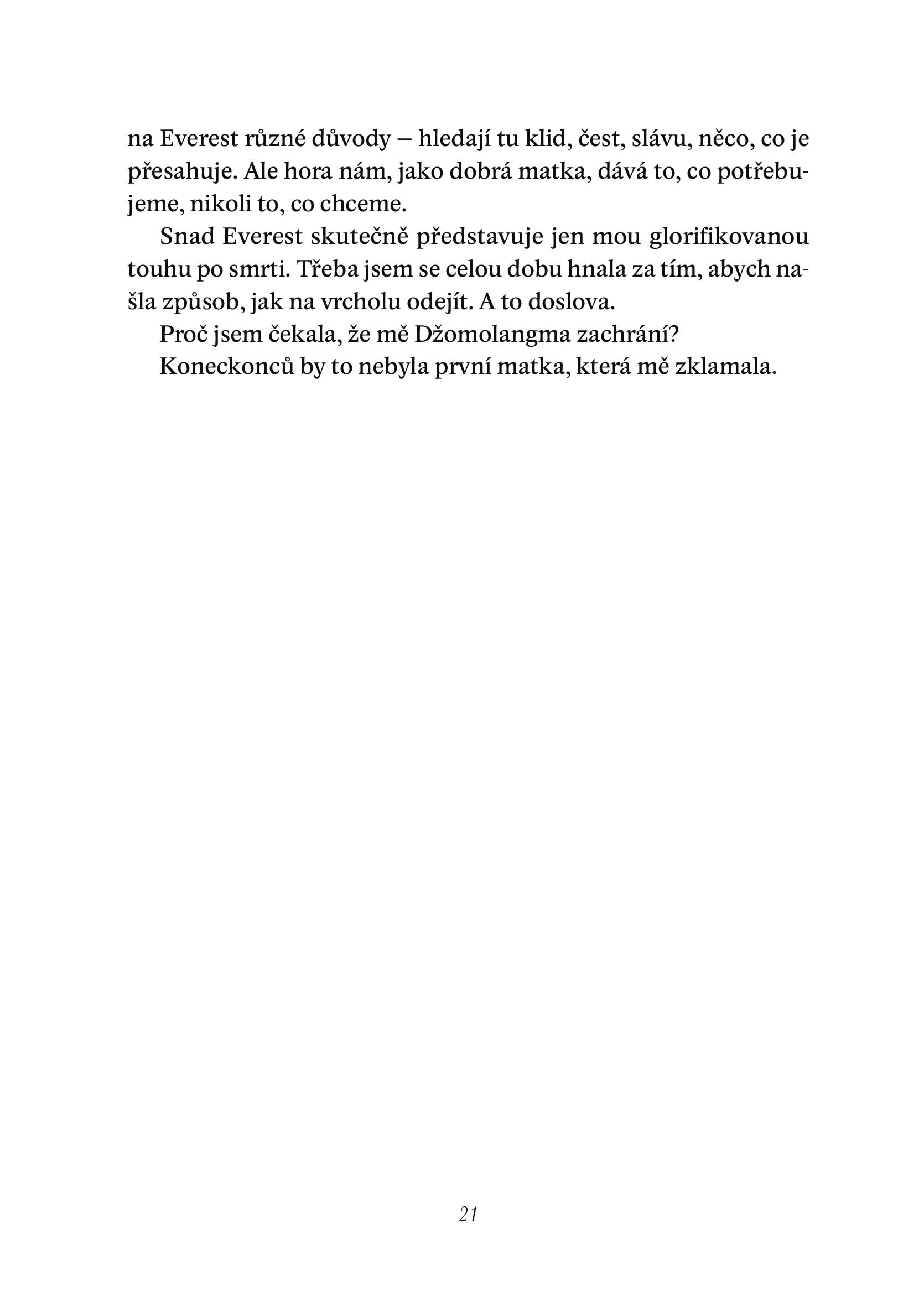 Ve stínu hory