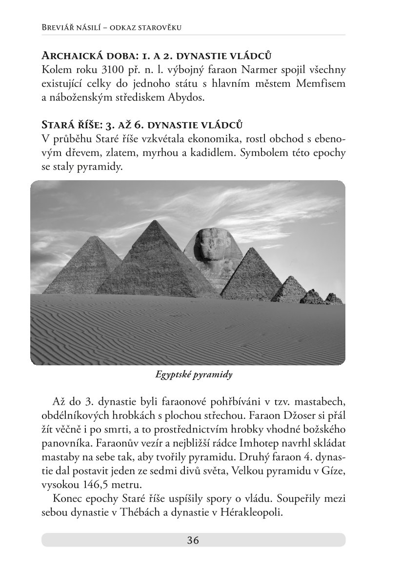 Breviář násilí - odkaz starověku