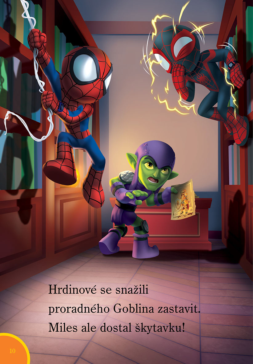 Spidey – Začínáme číst - Superhrdinská škytavka