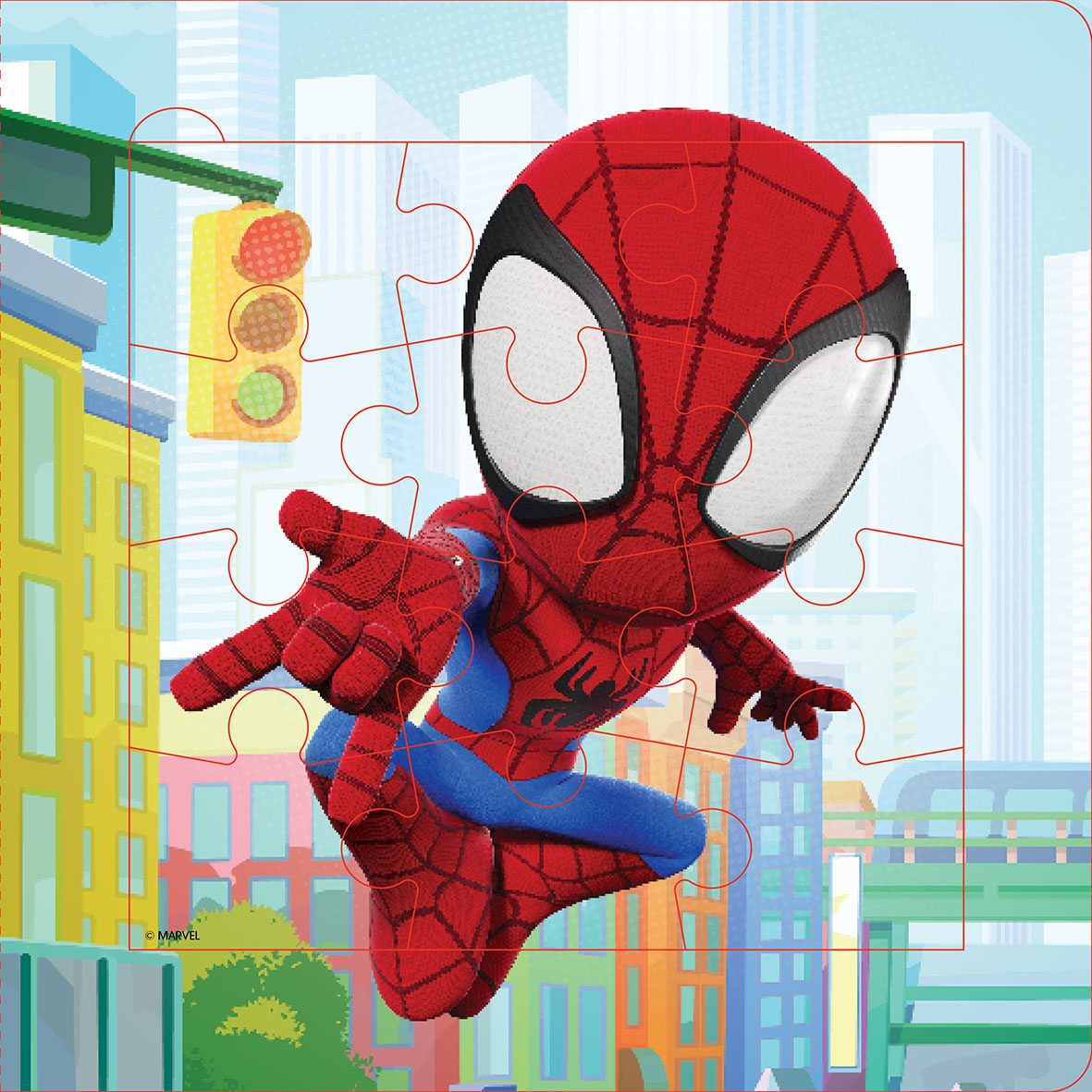 Spidey a jeho úžasní přátelé: Moje knížka s puzzle