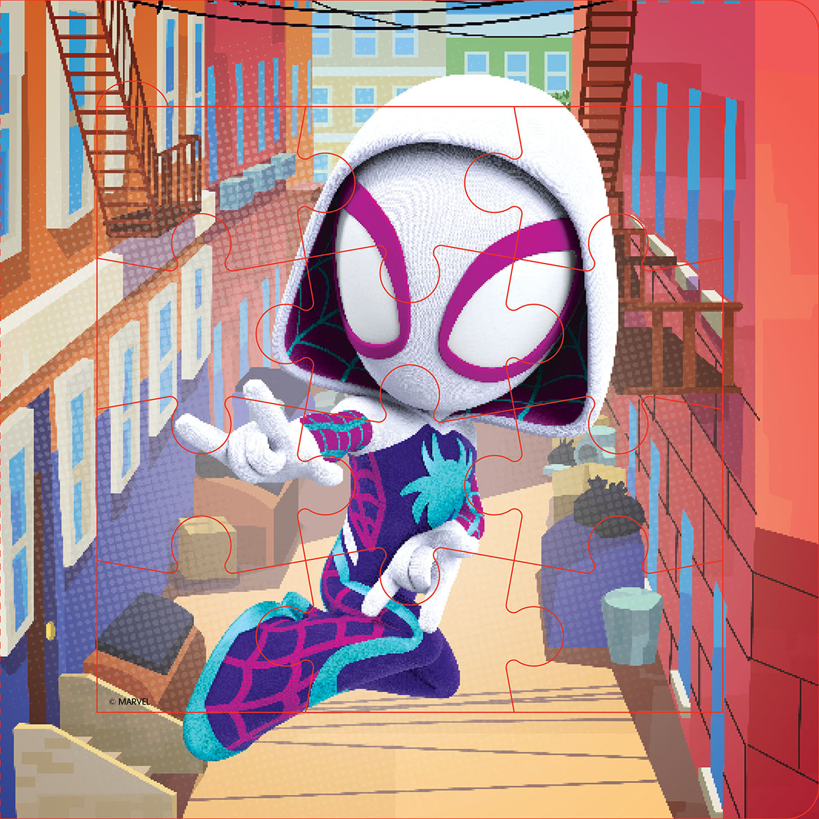 Spidey a jeho úžasní přátelé: Moje knížka s puzzle