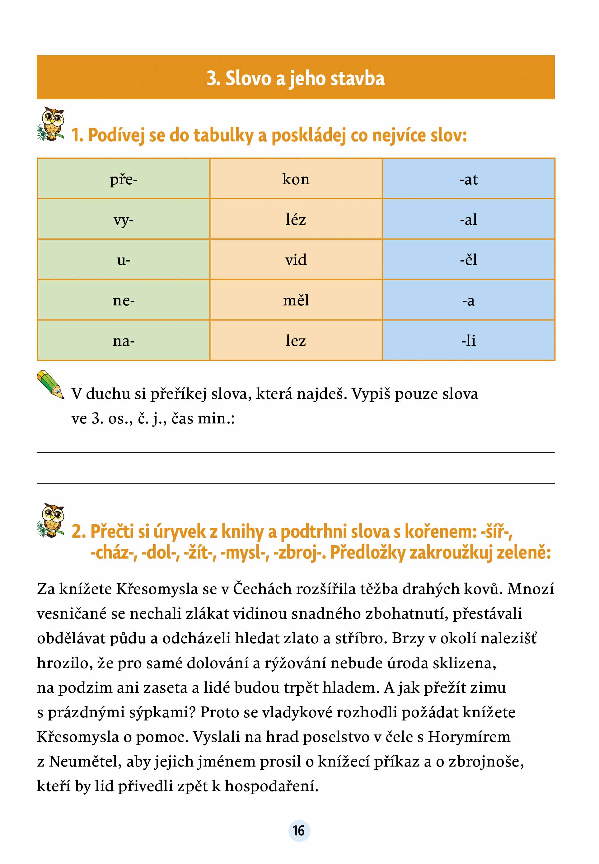 Český jazyk v malíčku pro 5. třídu