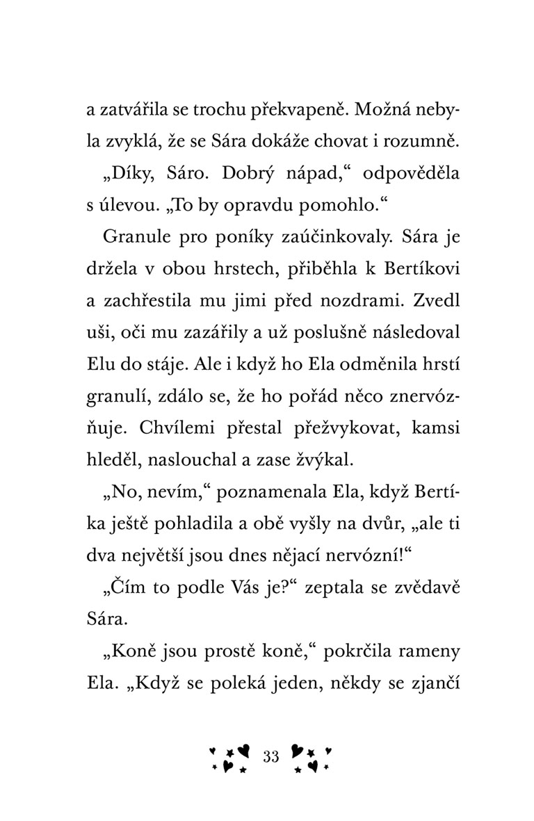 Stáje ve Slunečném údolí - Sára a statečný poník