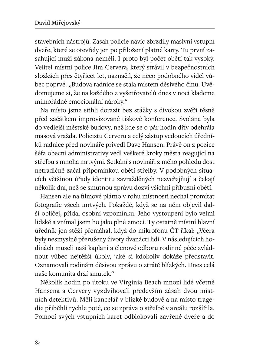 David Miřejovský: Amerika na mušce