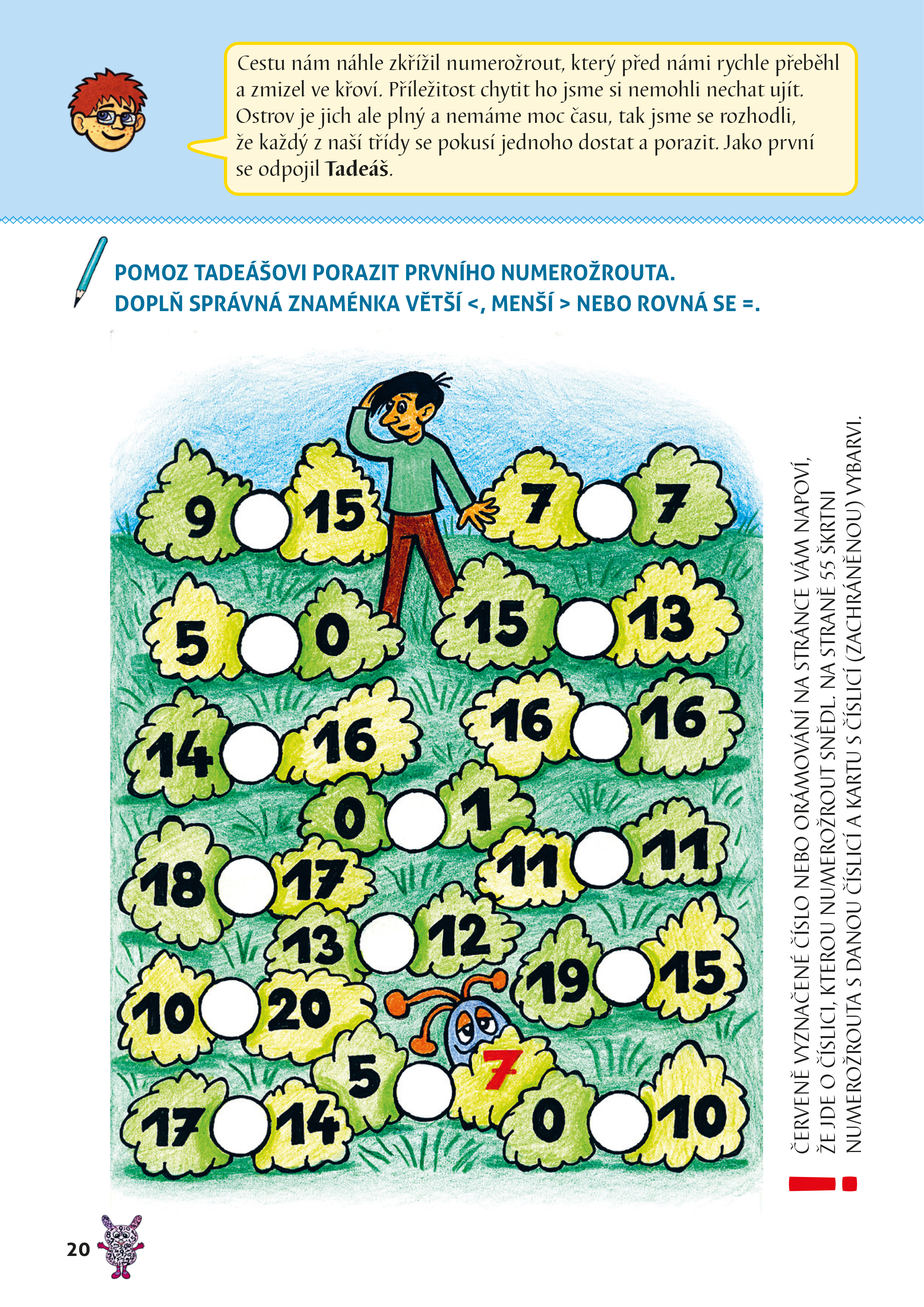 Matematické úkoly pro prvňáky