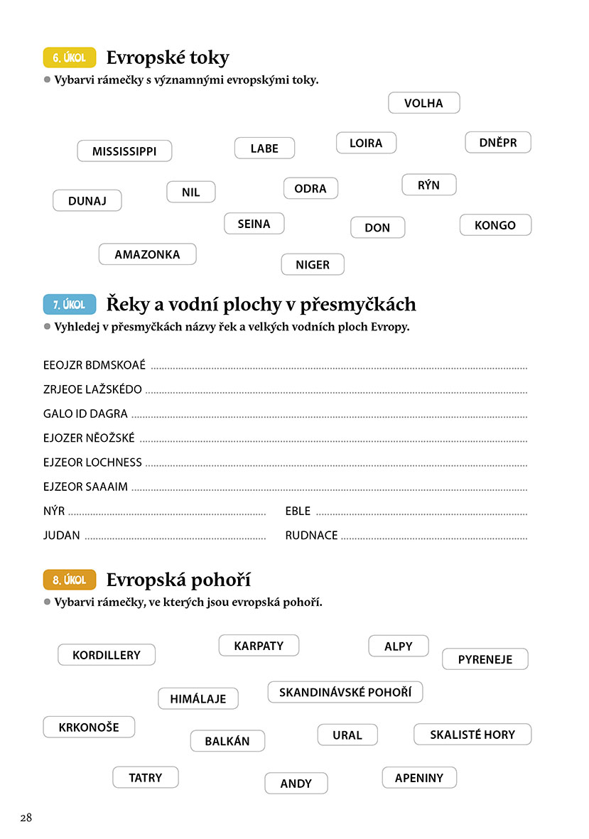 Vlastivěda hrou - Zábavné aktivity pro 3. až 5. třídu ZŠ