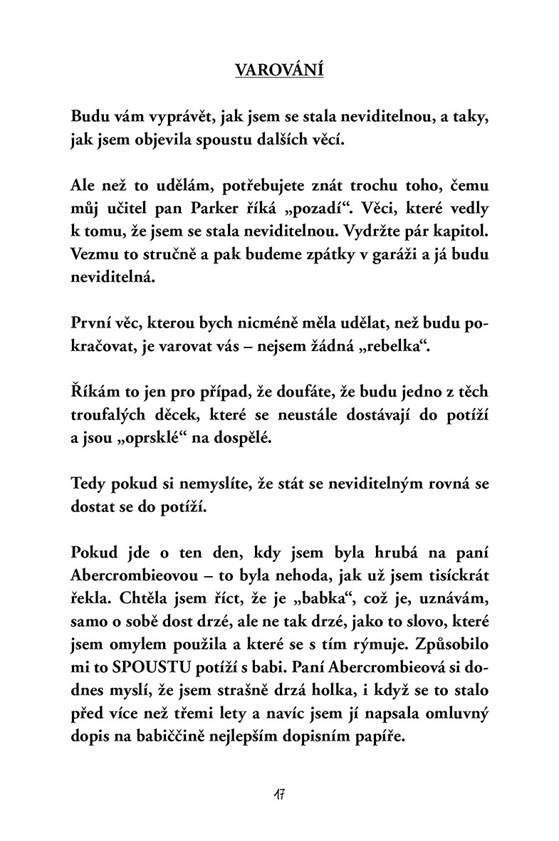 Co nedělat, když jste neviditelní