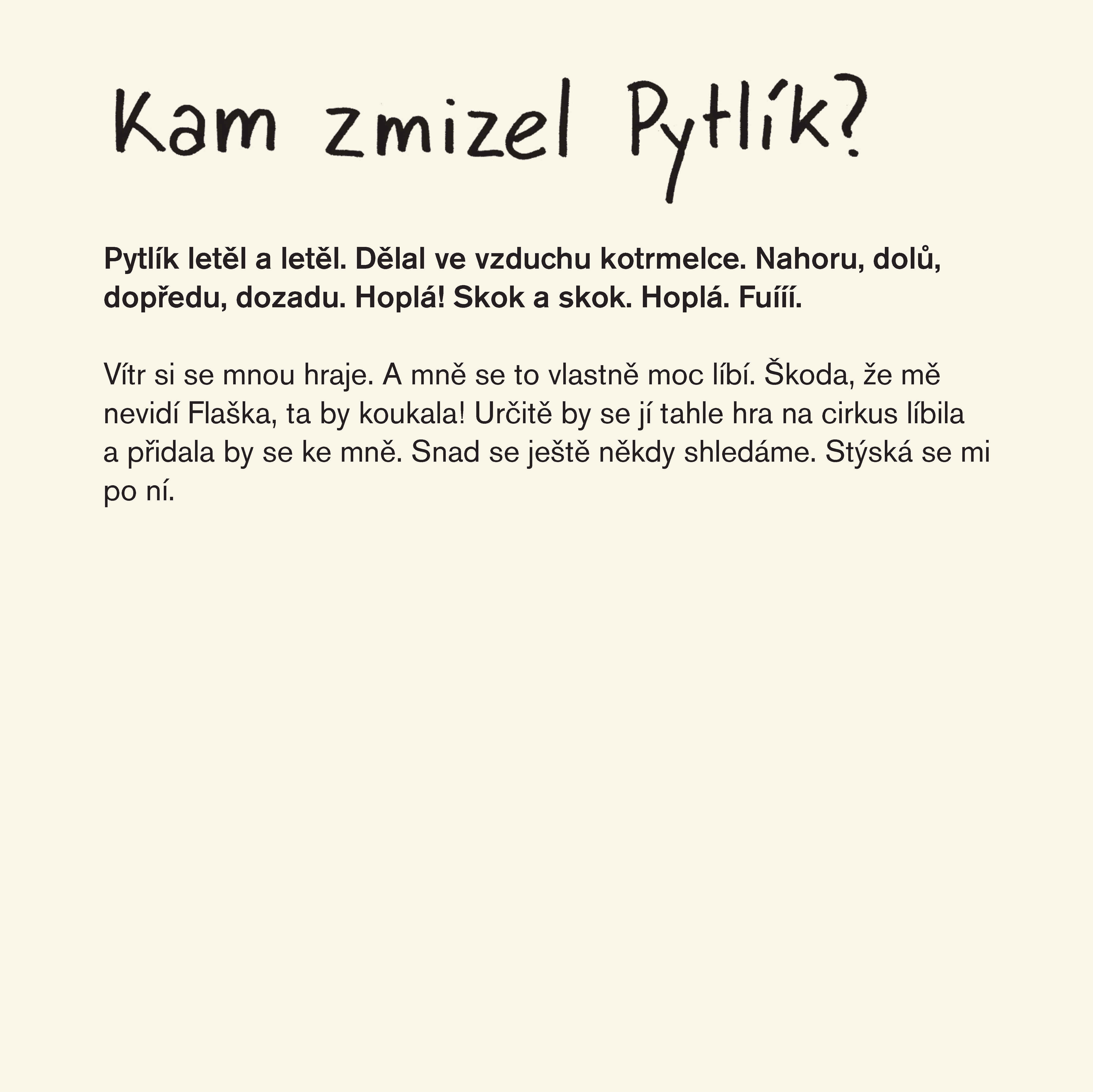 Pytlík a flaška