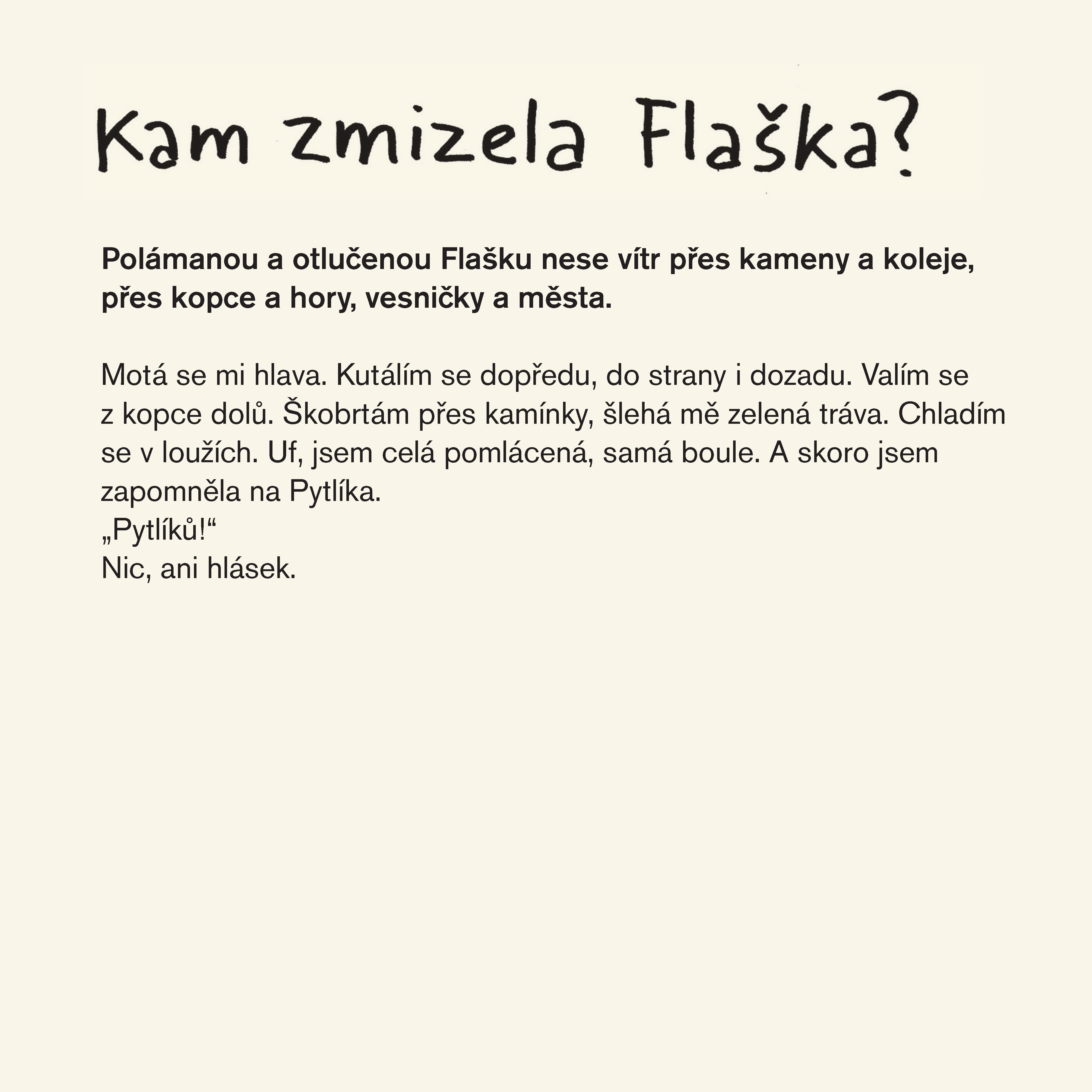 Pytlík a flaška