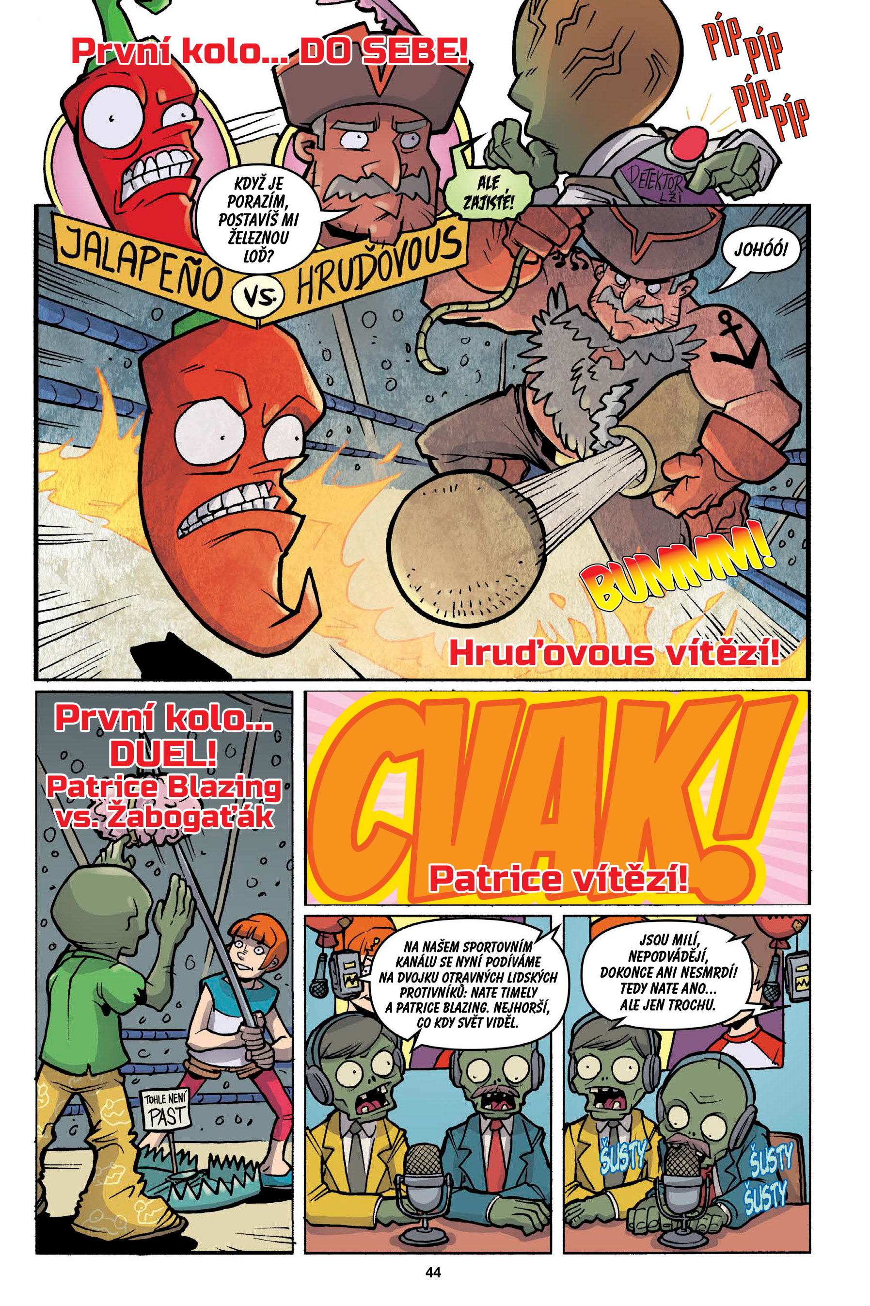 Plants vs. Zombies - Pěstní souboj