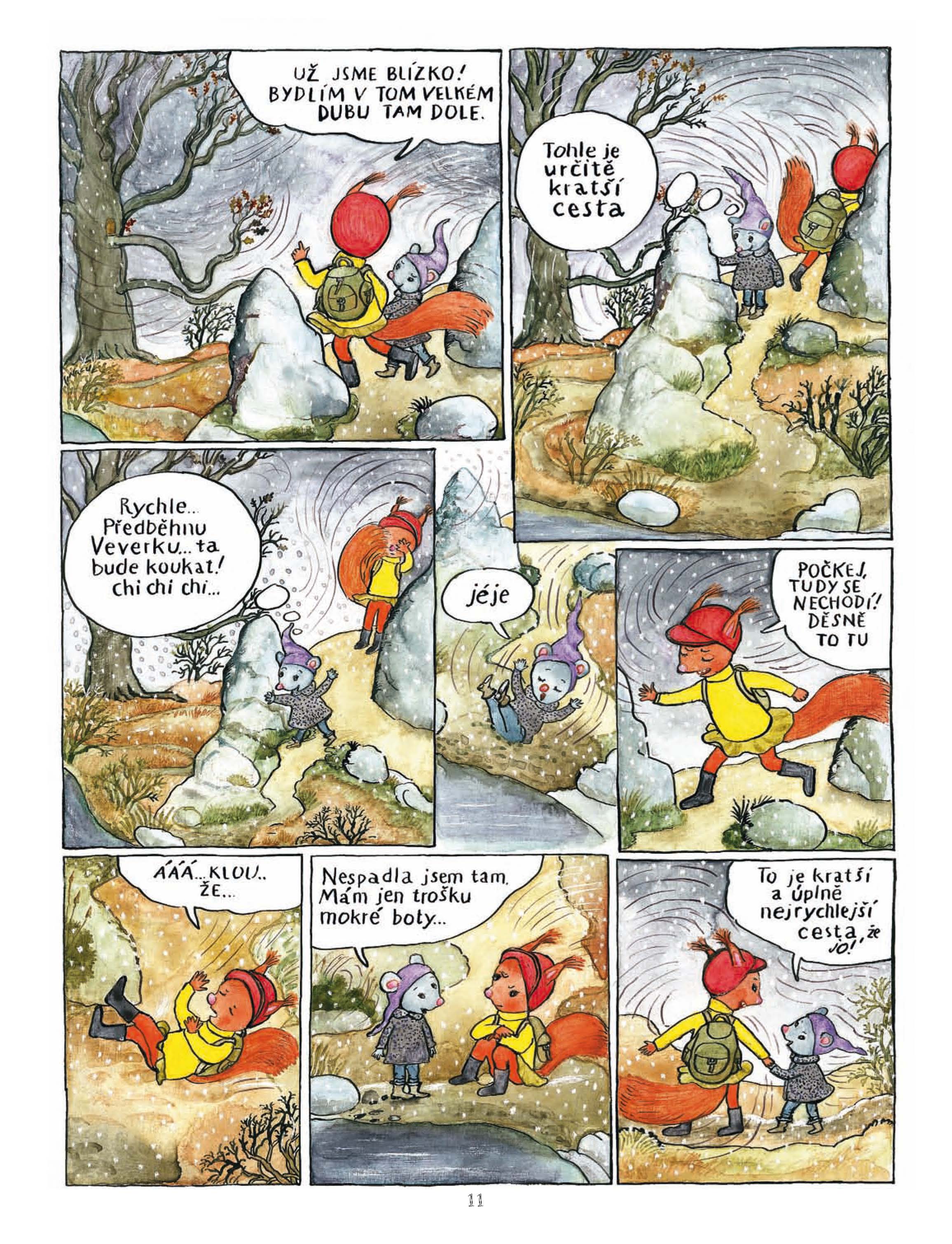 Kdo bydlí ve starém dubu?