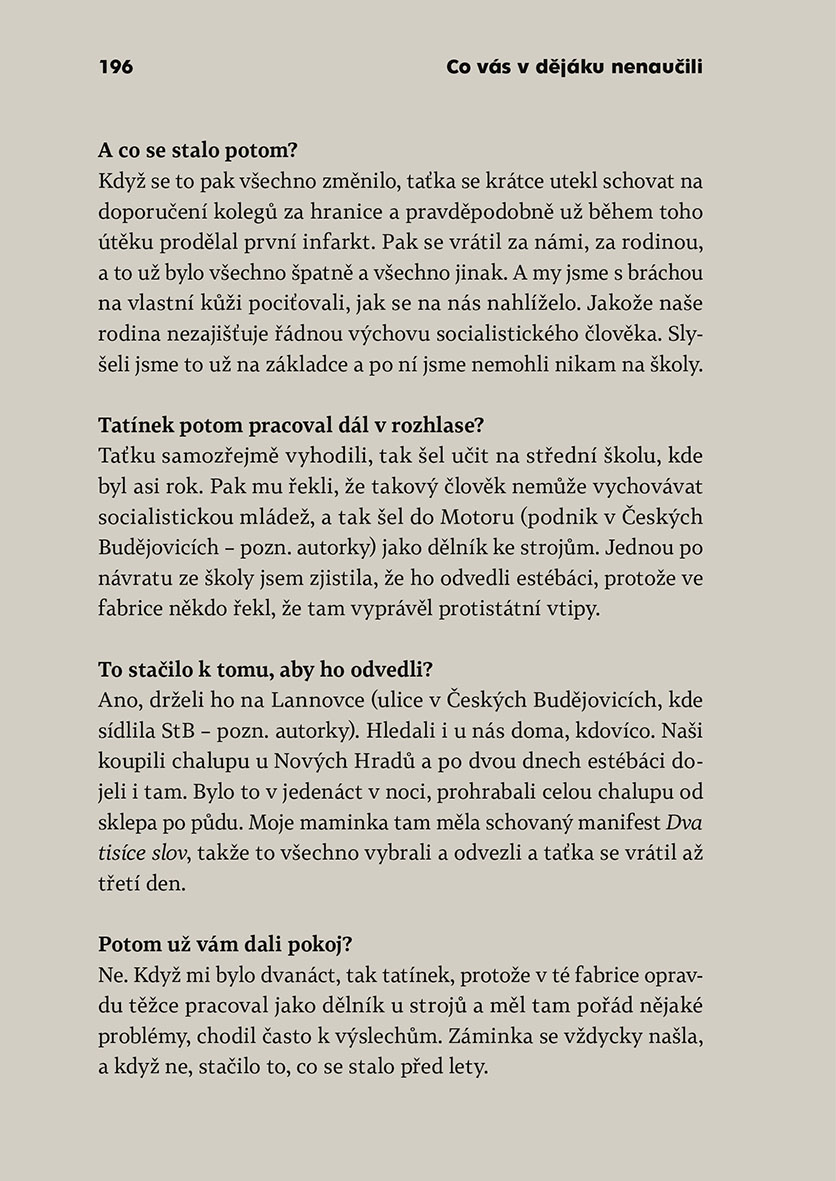 Co vás v dějáku nenaučili