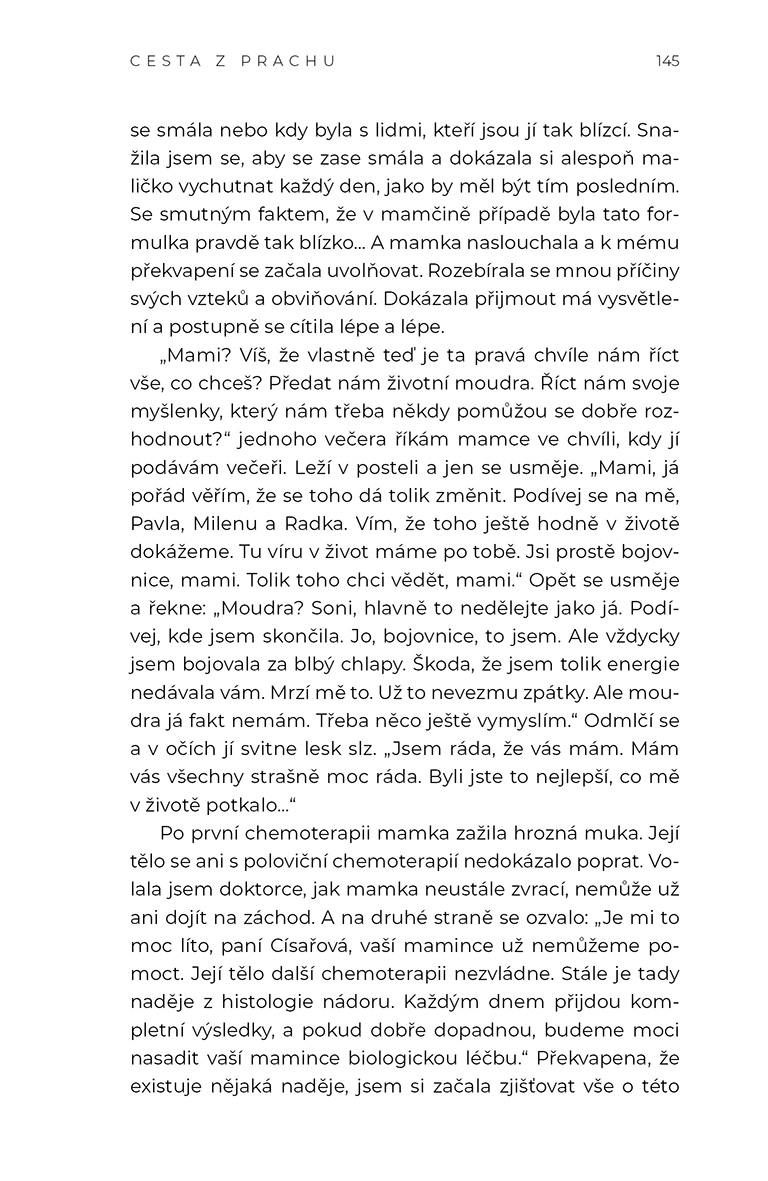 Cesta z prachu