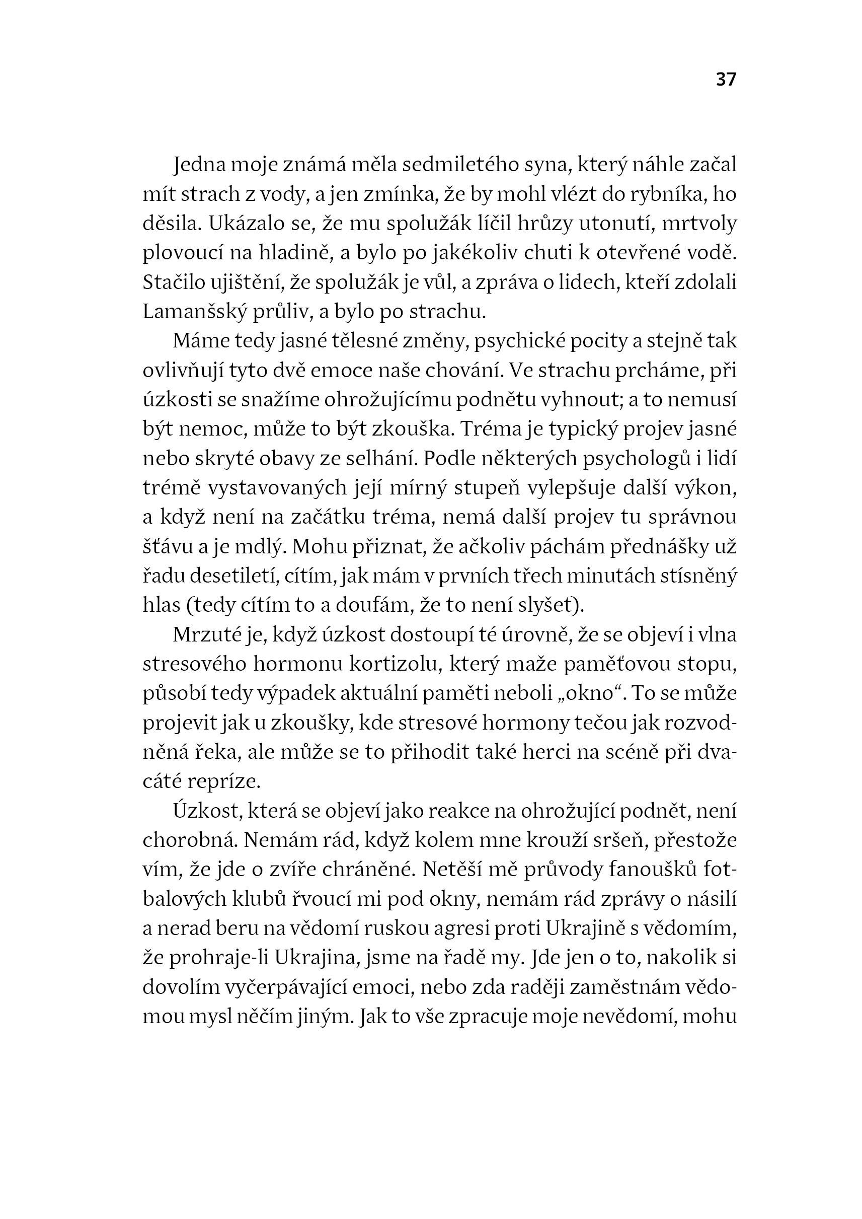 Strach a úzkost a jak na ně