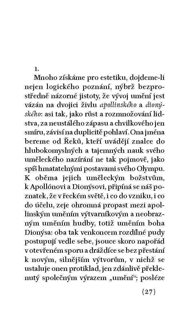 Zrození tragédie