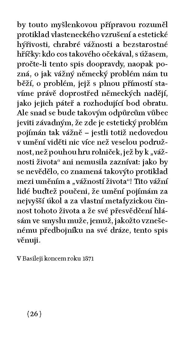 Zrození tragédie