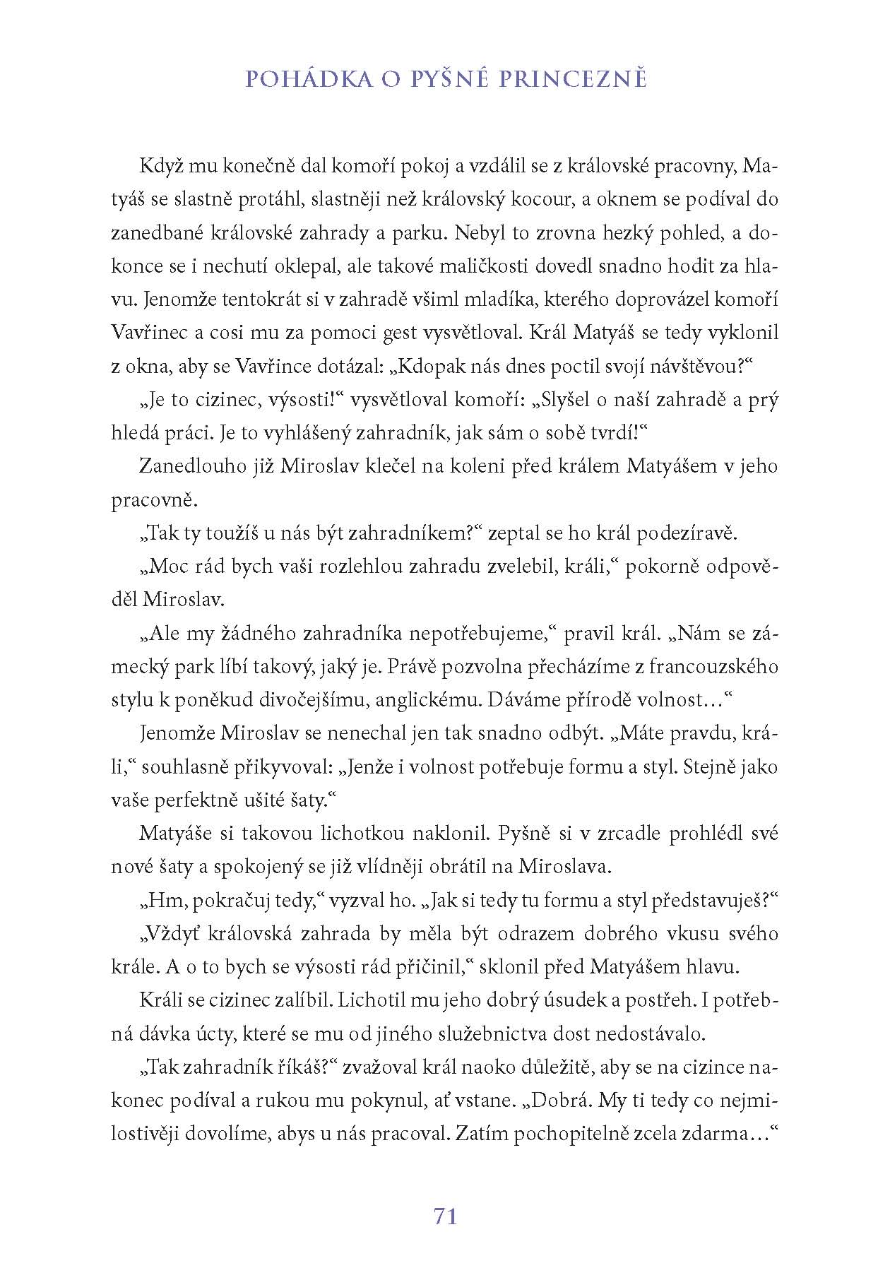 Pohádka o pyšné princezně