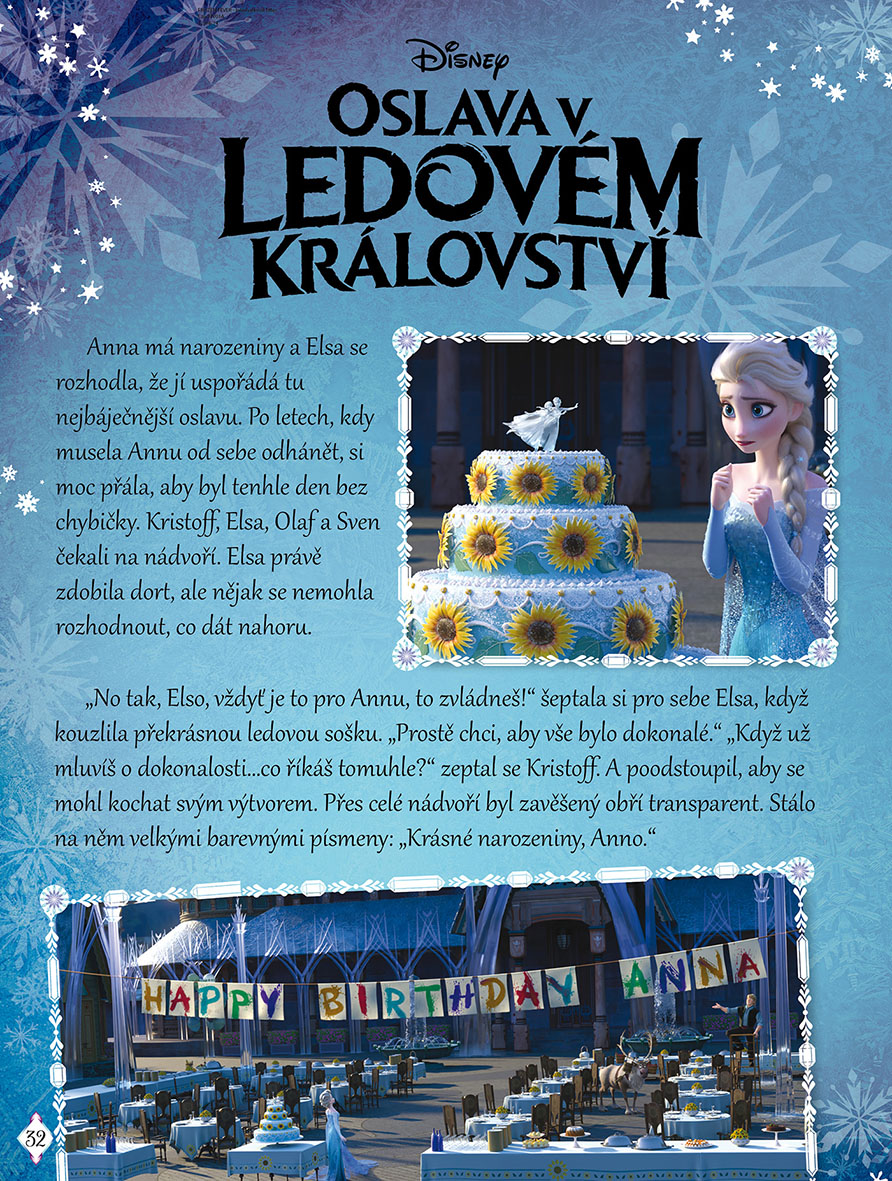 Ledové království Knížka na celý rok