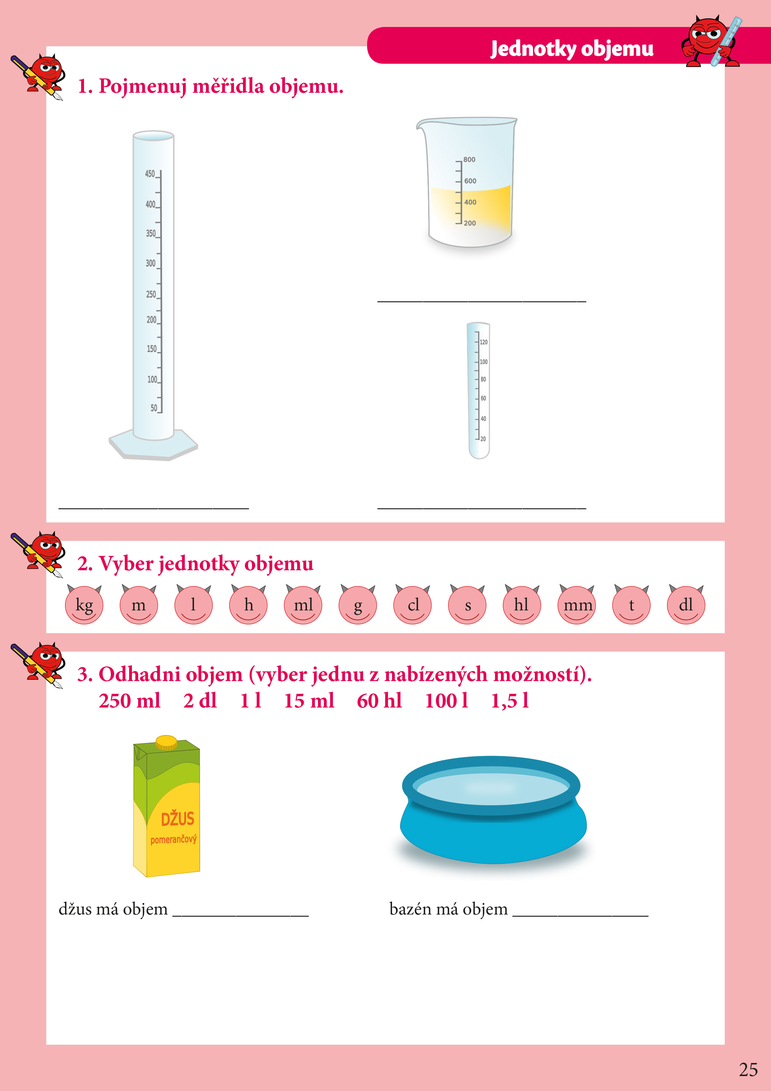 Převody jednotek s čertíkem Kvítkem