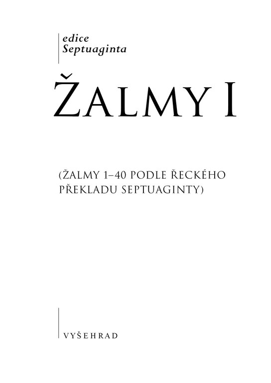 Žalmy I.