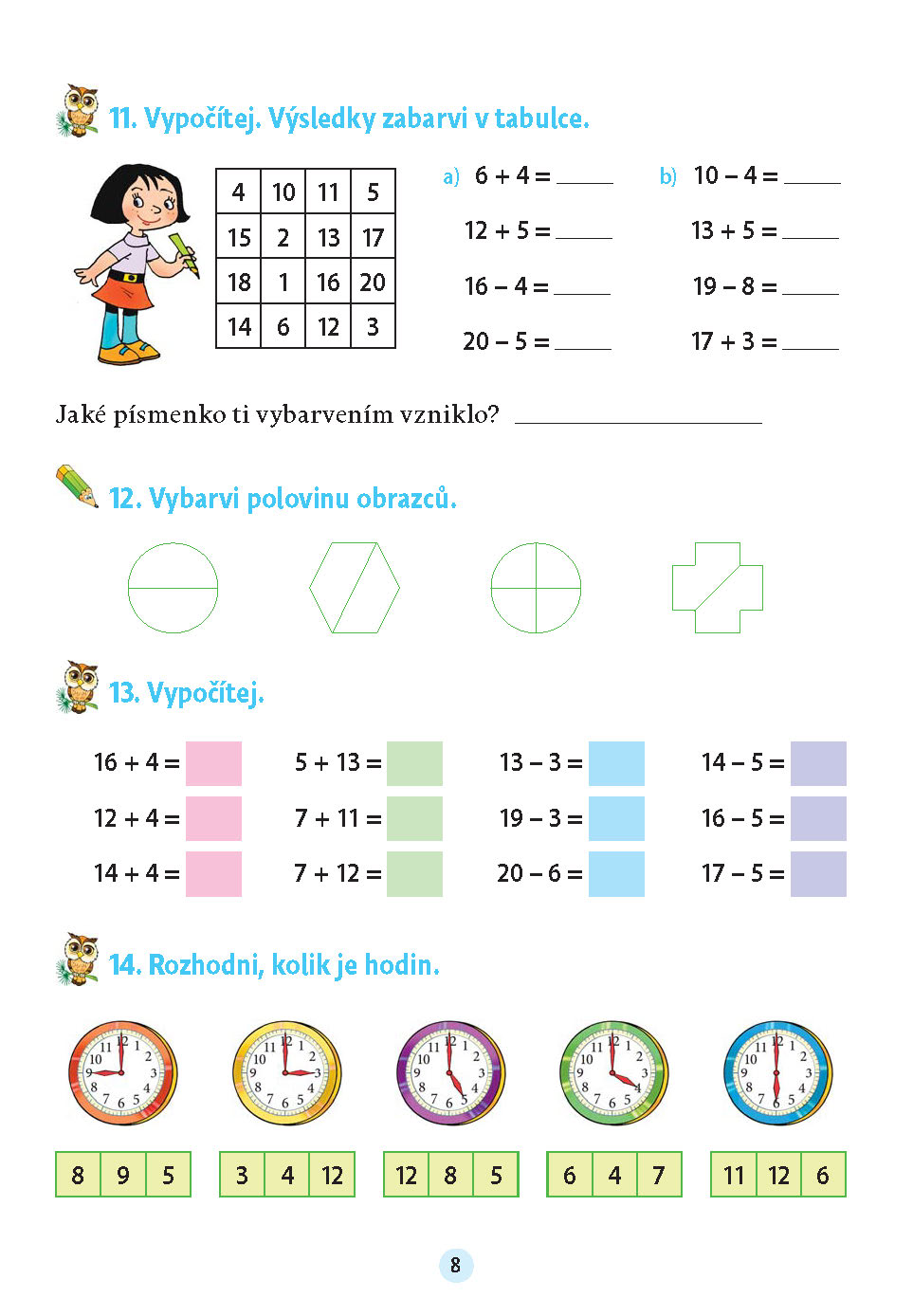 Matematika v malíčku pro 2. třídu