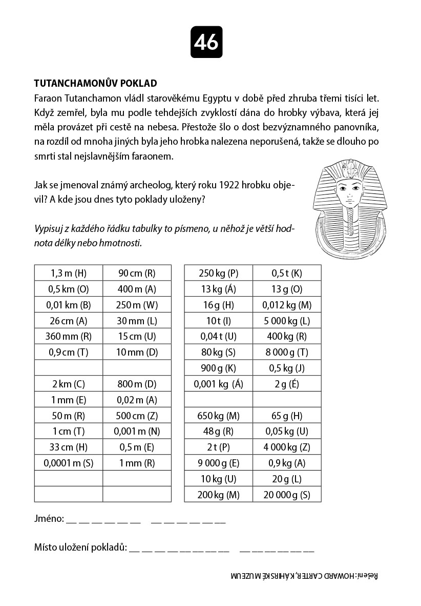 S matematikou za dobrodružstvím - Honba za pokladem