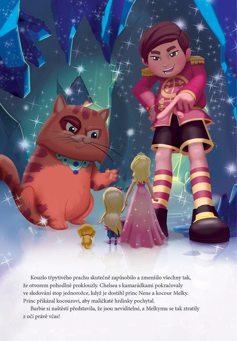 Barbie Dreamtopia - Vybarvuj, čti si nalepuj 