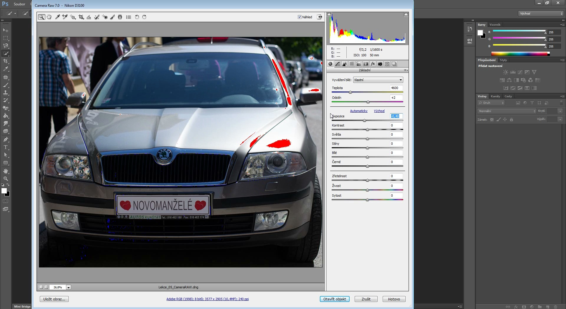 Upravujeme digitální fotografie ve Photoshopu – videokurz