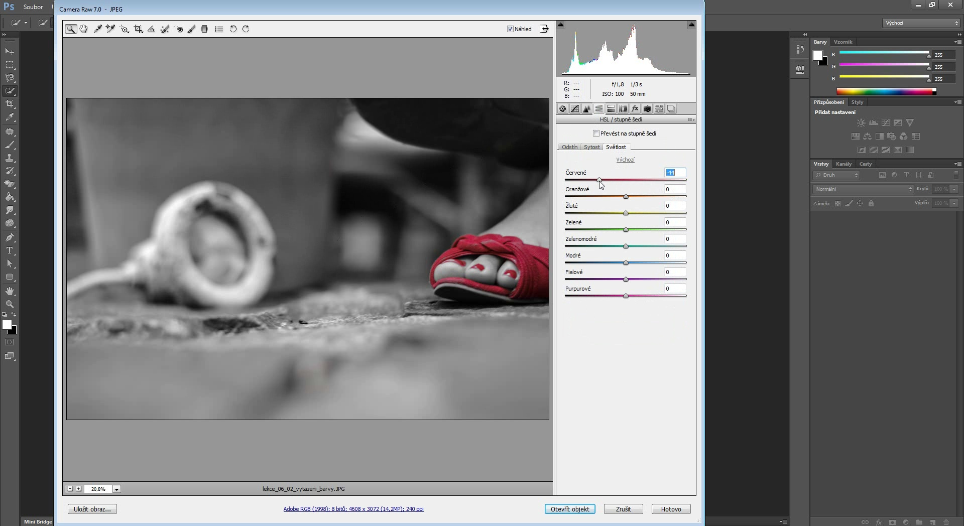 Upravujeme digitální fotografie ve Photoshopu – videokurz