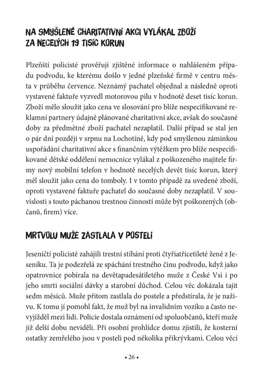 Černá kronika městské policie 