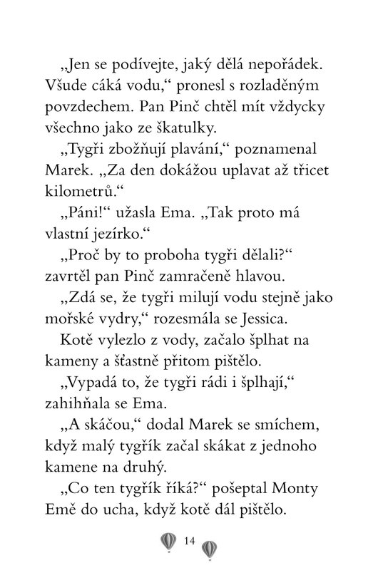 Ema a její kouzelná zoo - Upovídaný tygřík